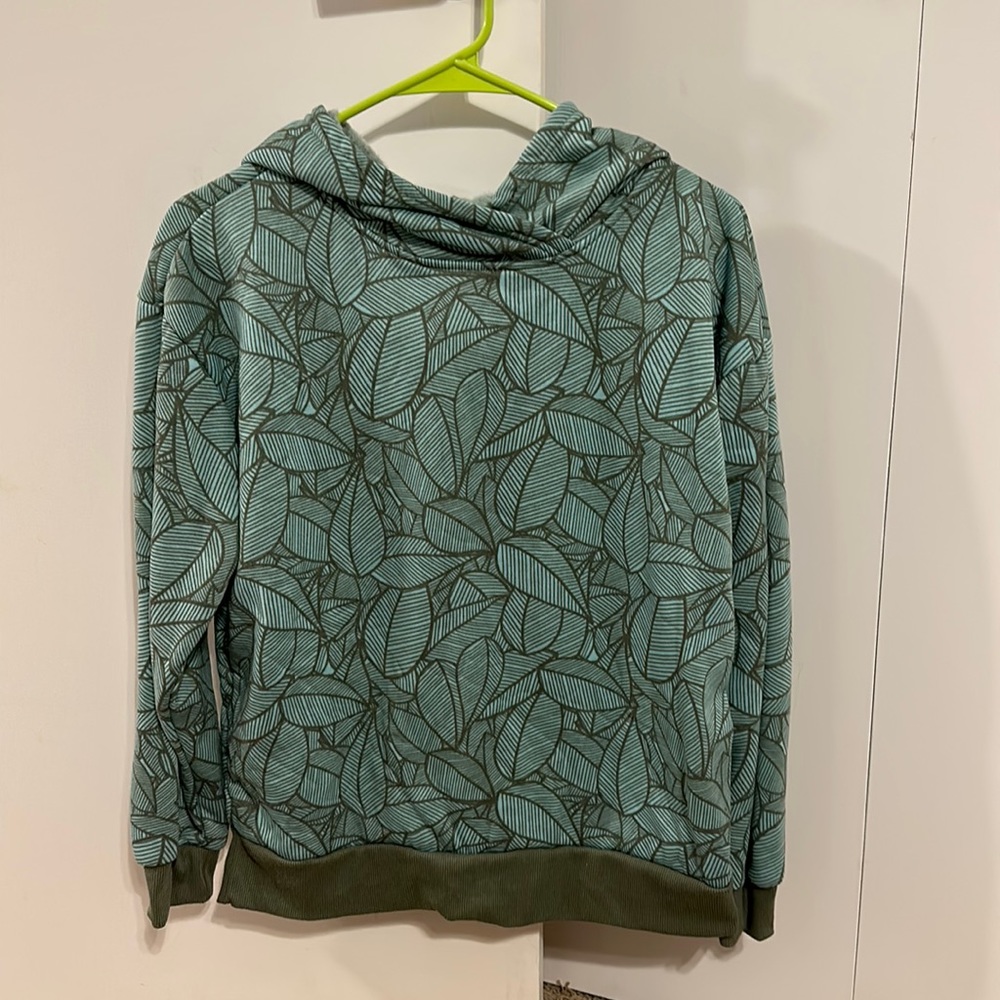 Leaf Print Hoodie